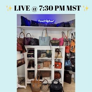 Rare & Refined Live Tonight ✨ Vintage Coach, Dooney & Leather Sneak Peek